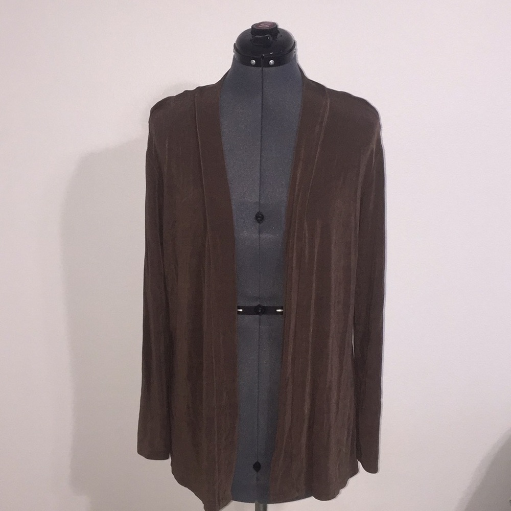 Brown Slinky Cardigan